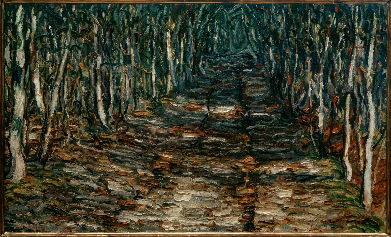 Leśna ścieżka do Erling autorstwa Christian Rohlfs