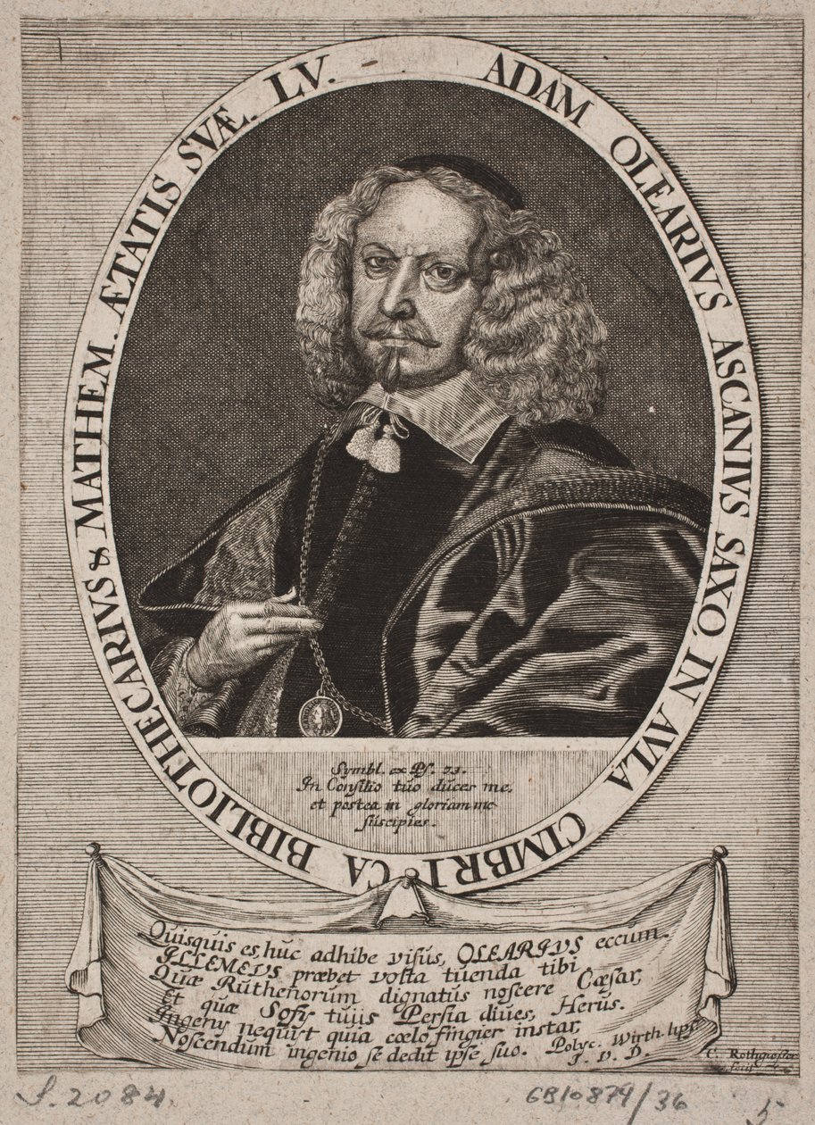 Adam Olarius autorstwa Christian Rothgiesser