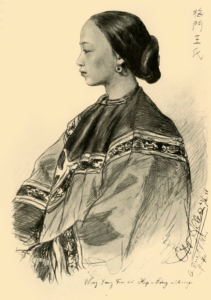Skrzydło Yang, 1898. autorstwa Christian Wilhelm Allers
