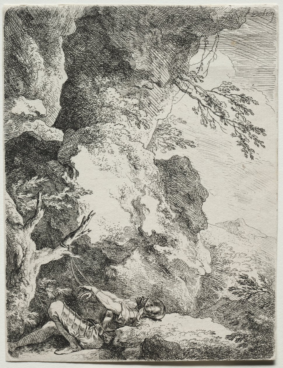 Św. Wilhelm, Pustelnik Św. autorstwa Christian Wilhelm Ernst Dietrich
