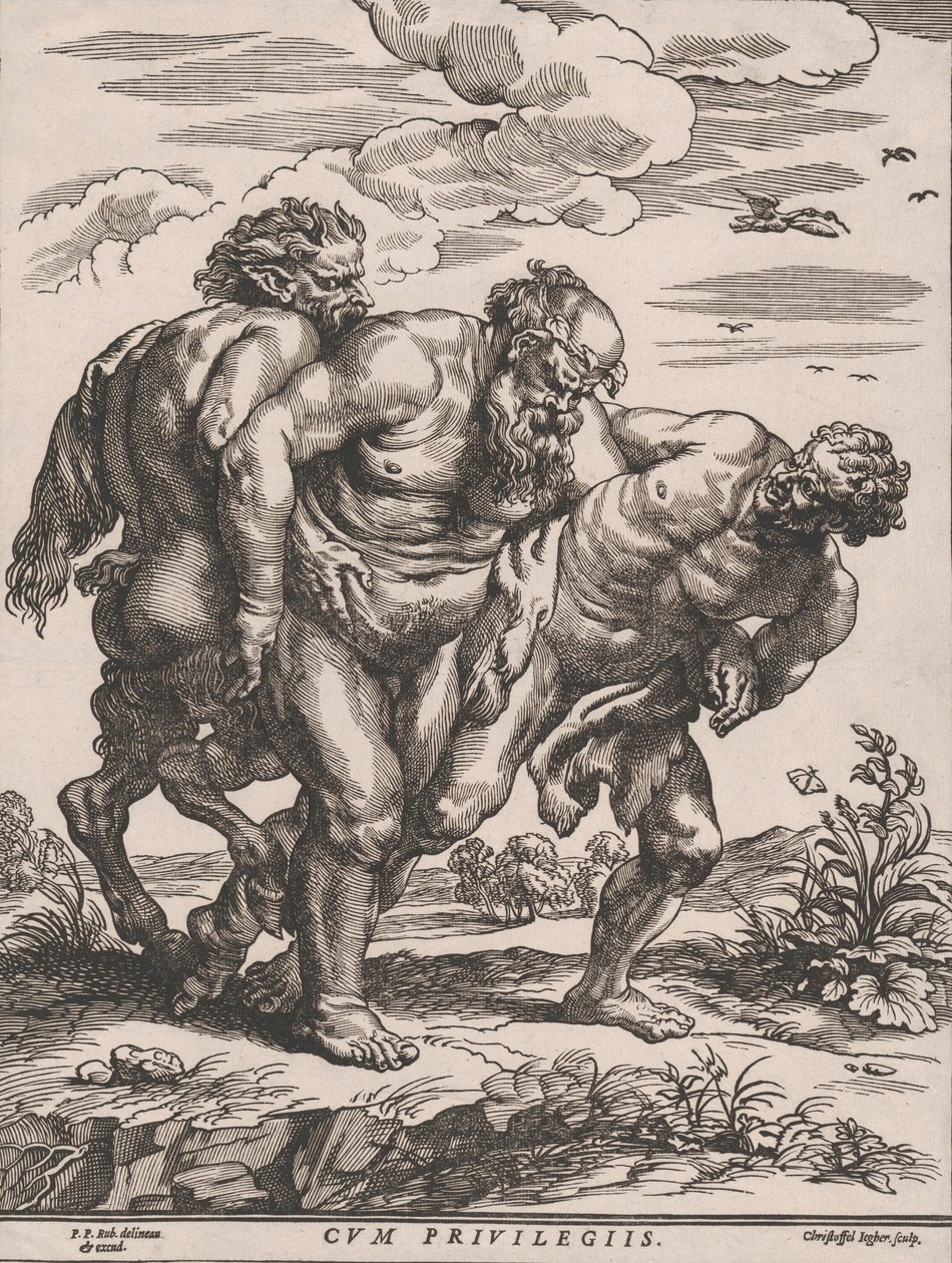 Marsz Silenusa, ca. 1652. autorstwa Christoffel Jegher