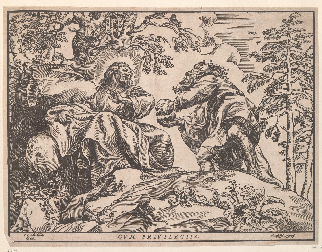 Kuszenie Chrystusa autorstwa Christoffel Jegher