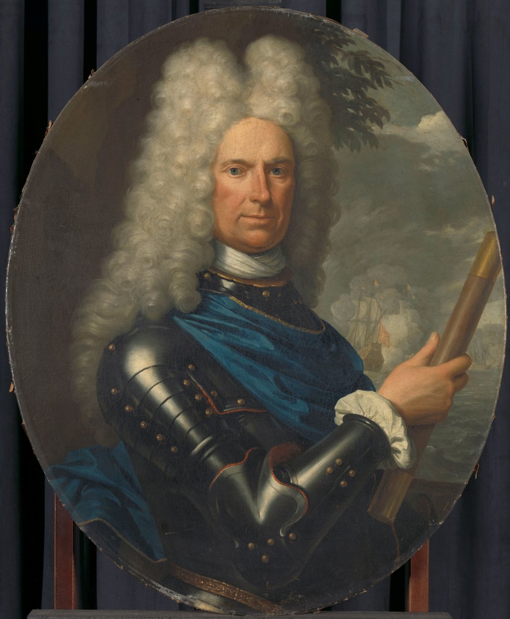 Portret kontradmirała Arenta van Buren autorstwa Christoffel Lubienitzki