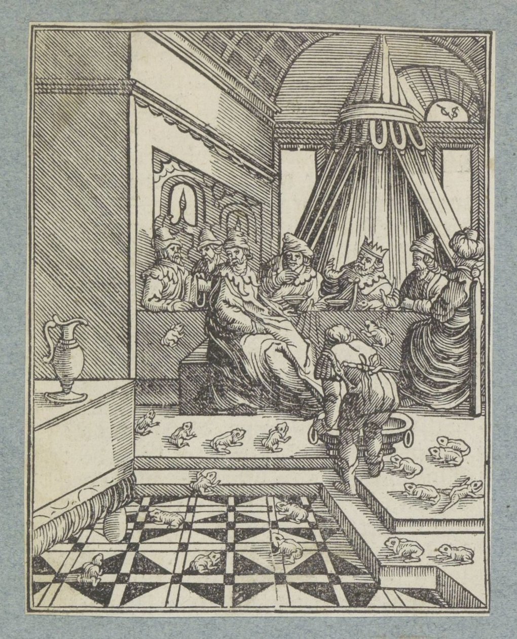 Plaga żab autorstwa Christoffel van Sichem (II)