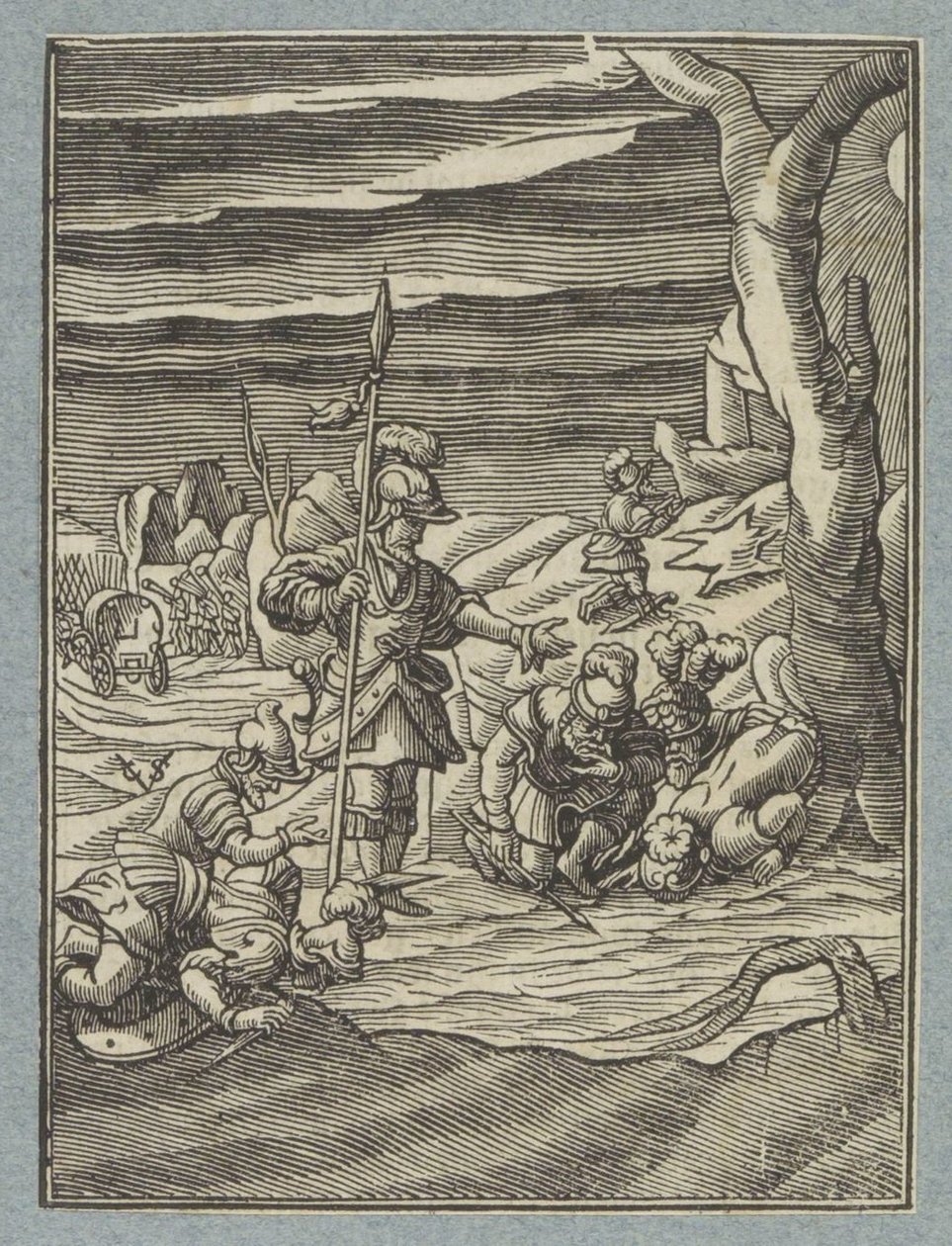 Wybór ludzi Gideona autorstwa Christoffel van Sichem (II)