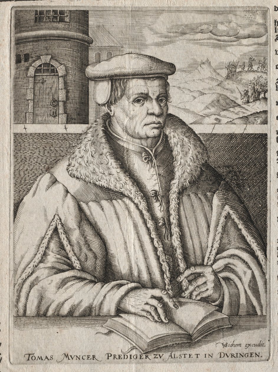 Portret Thomasa Munzera, 1609. autorstwa Christoffel van Sichem