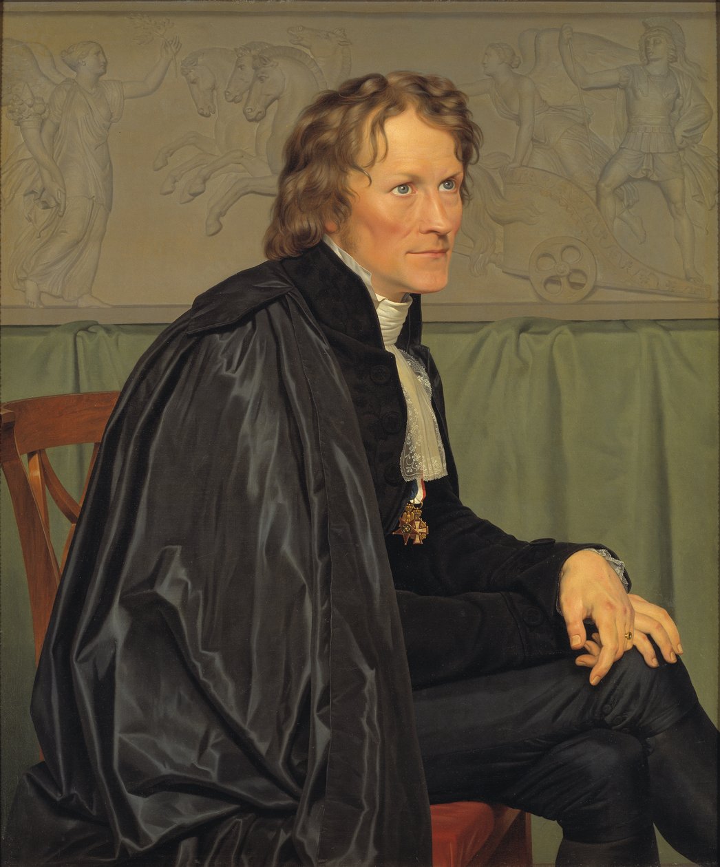 Bertel Thorvaldsen (1770-1844) autorstwa Christoffer Wilhelm Eckersberg
