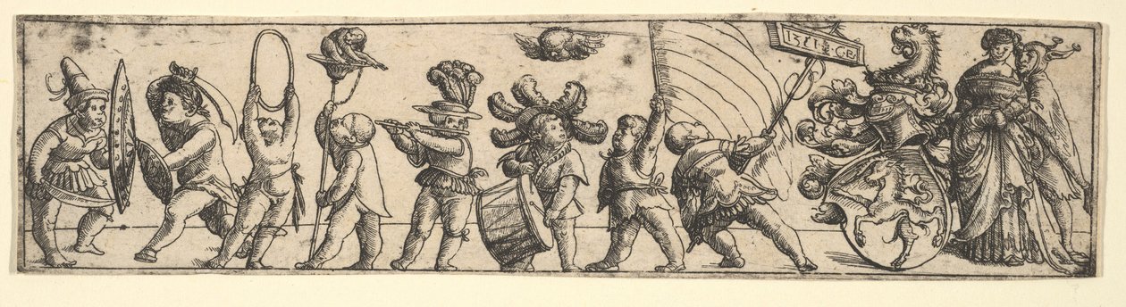 Fryz z dziećmi, 1531. autorstwa Christoph Bockstorffer