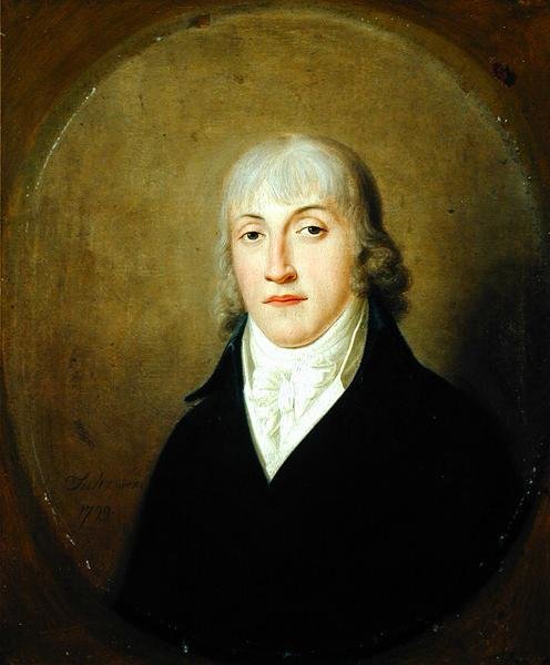 Portret dżentelmena, 1799 autorstwa Christoph Suhr