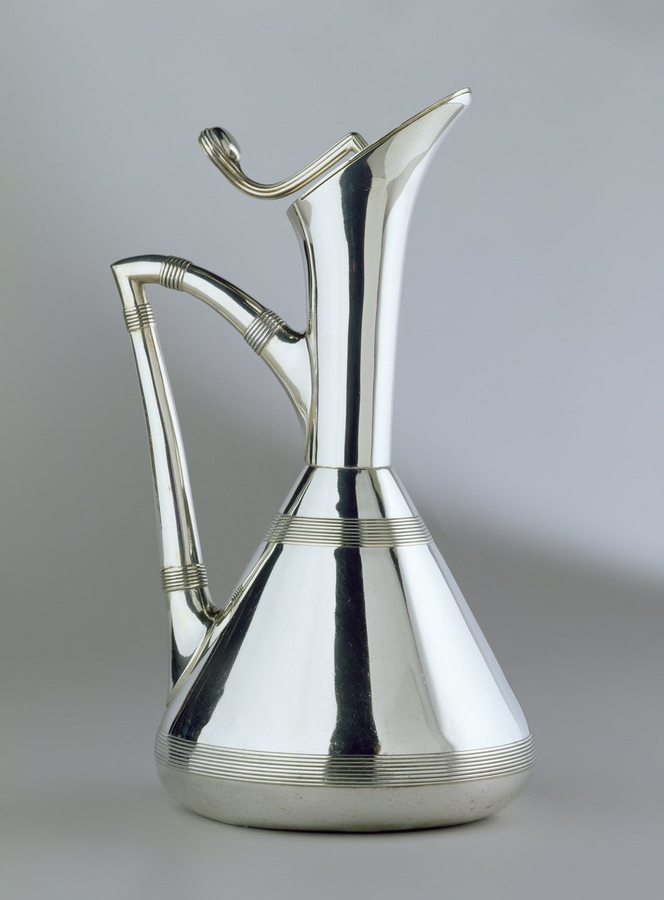 Dzbanek, 1885 (srebro galwaniczne) autorstwa Christopher Dresser