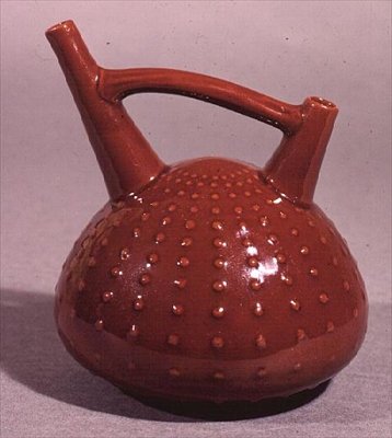 Statek jeżowca, Linthorpe, ok. 1879-83 (ceramika) autorstwa Christopher Dresser