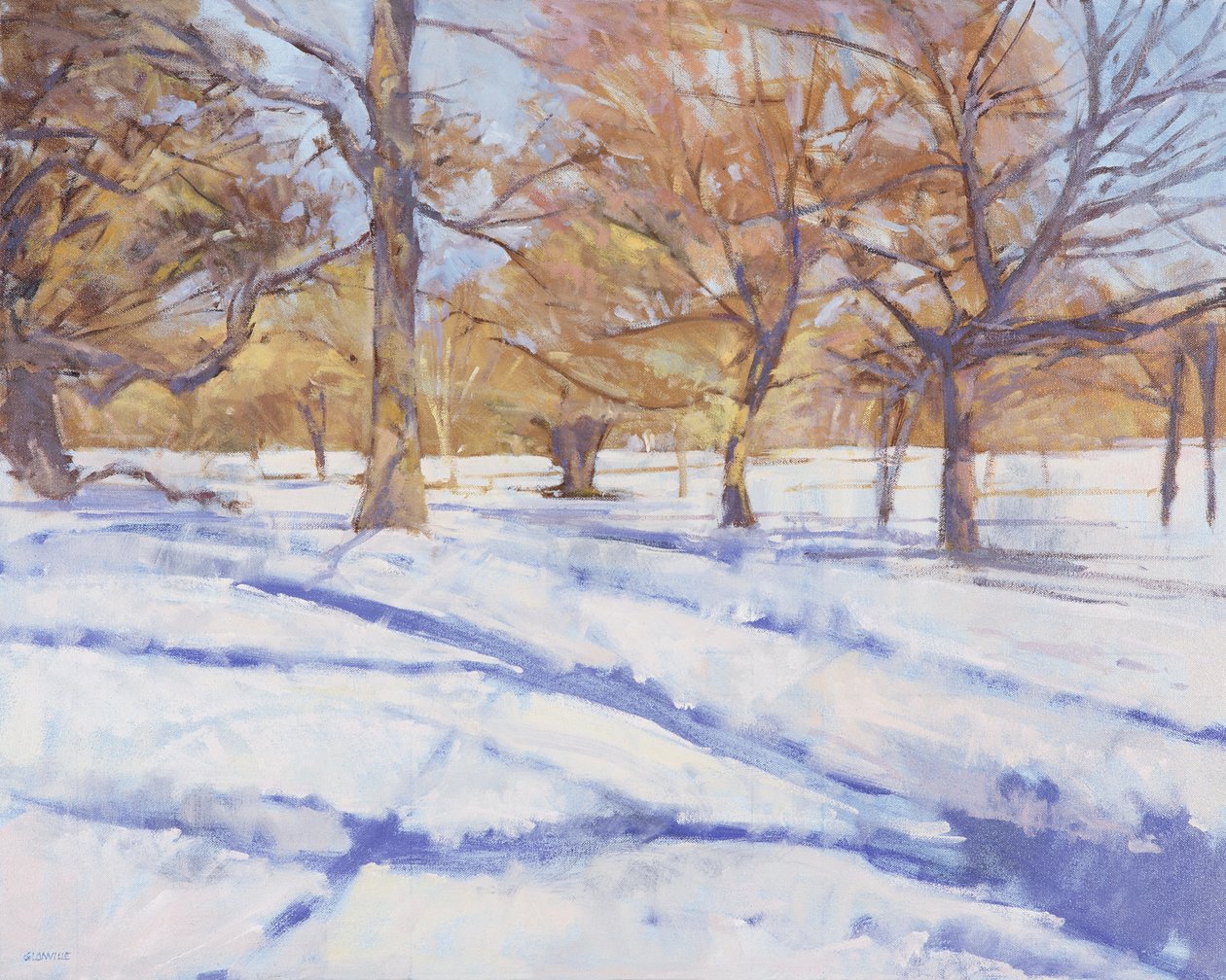 Zima, Park Richmond autorstwa Christopher Glanville