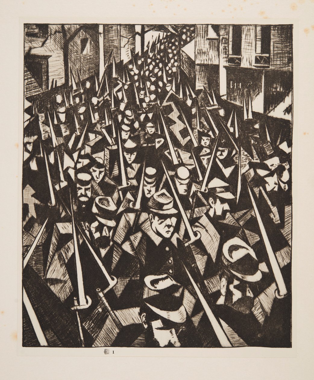 Świt, 1914, wyd. 1915. autorstwa Christopher Richard Wynne Nevinson