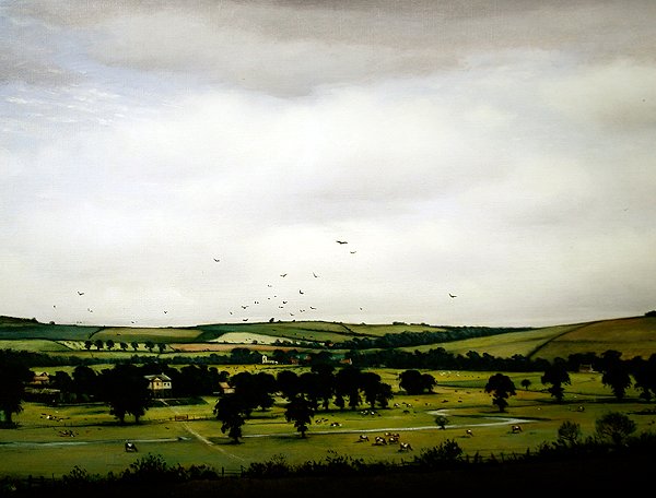 Angielski krajobraz autorstwa Christopher Richard Wynne Nevinson
