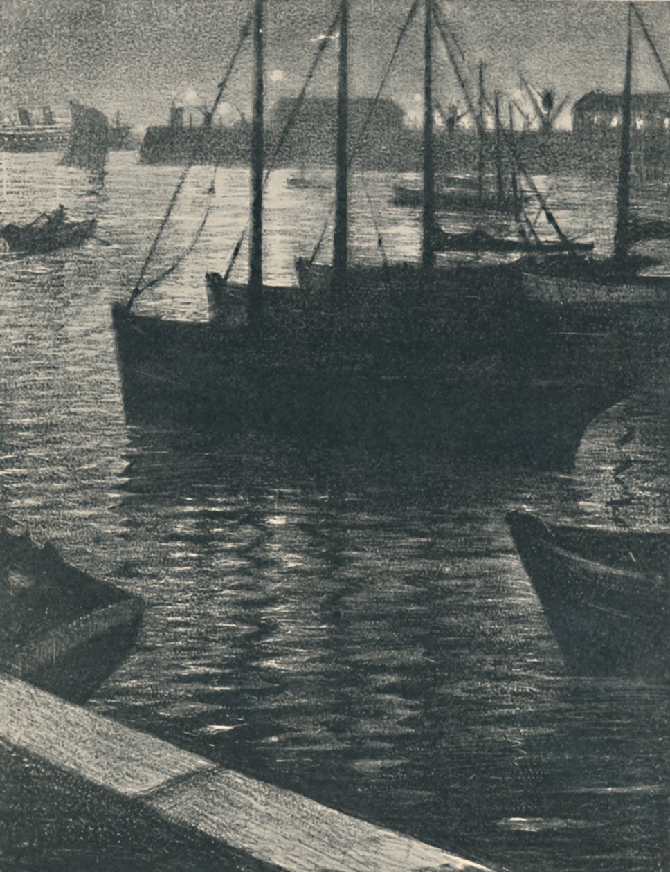 Port, 1919 autorstwa Christopher Richard Wynne Nevinson