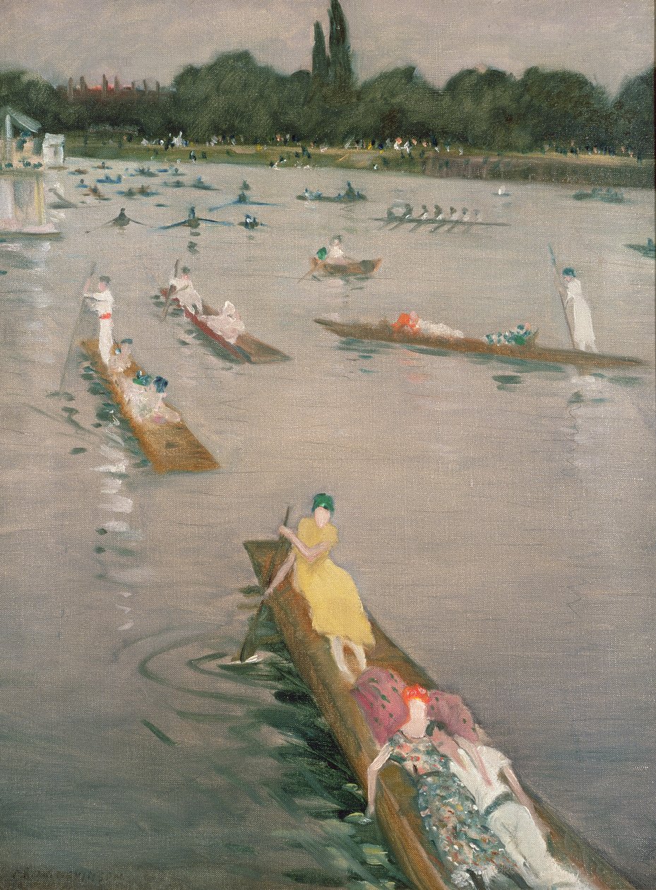 Regaty w Henley autorstwa Christopher Richard Wynne Nevinson