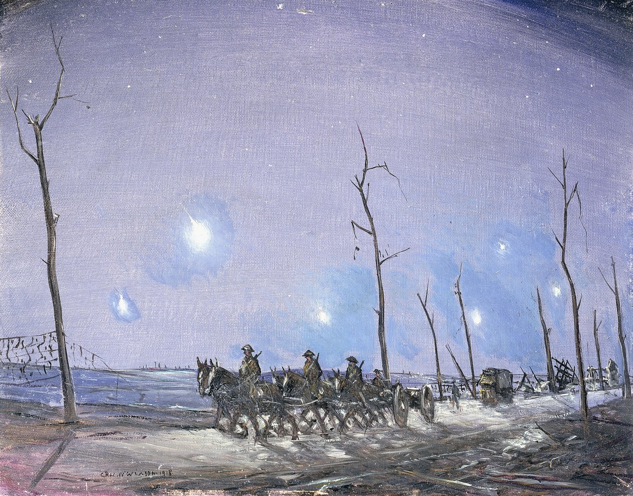 Verey Światła, 1918 autorstwa Christopher Richard Wynne Nevinson