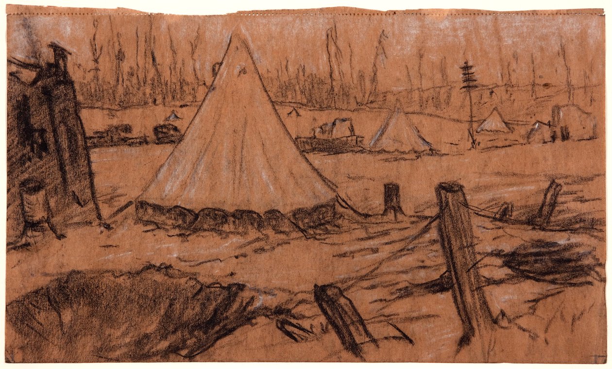 Grupa namiotów, ok. 1914. autorstwa Christopher Williams