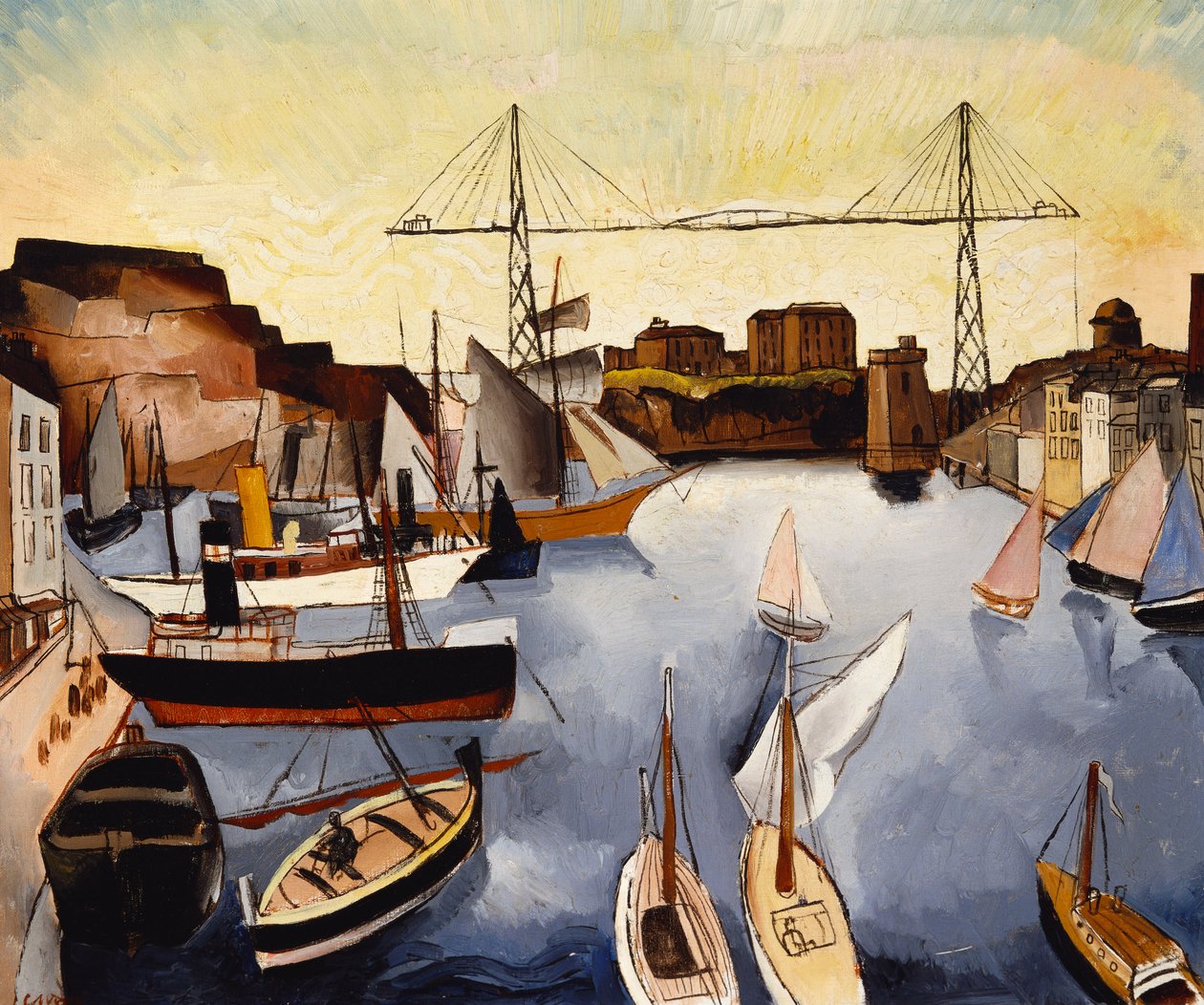 Port w Marsylii autorstwa Christopher Wood