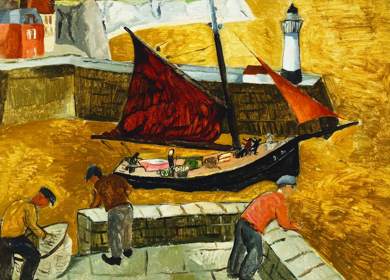 Mysia Dziura, Kornwalia autorstwa Christopher Wood