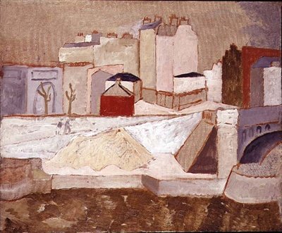 Scena uliczna w Paryżu autorstwa Christopher Wood