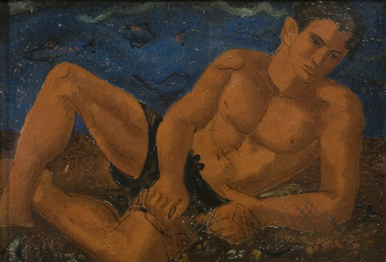 Kąpiący się autorstwa Christopher Wood