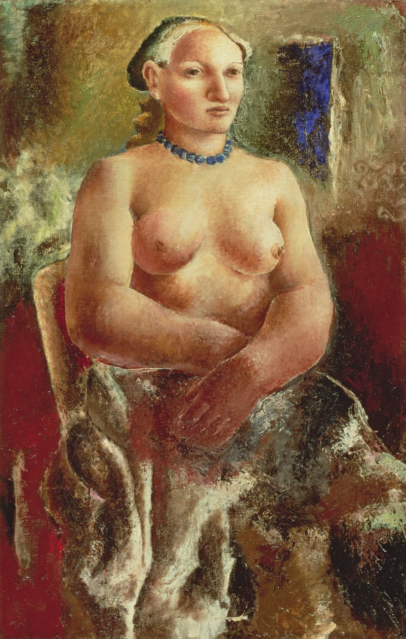 Niebieski naszyjnik, 1926 autorstwa Christopher Wood