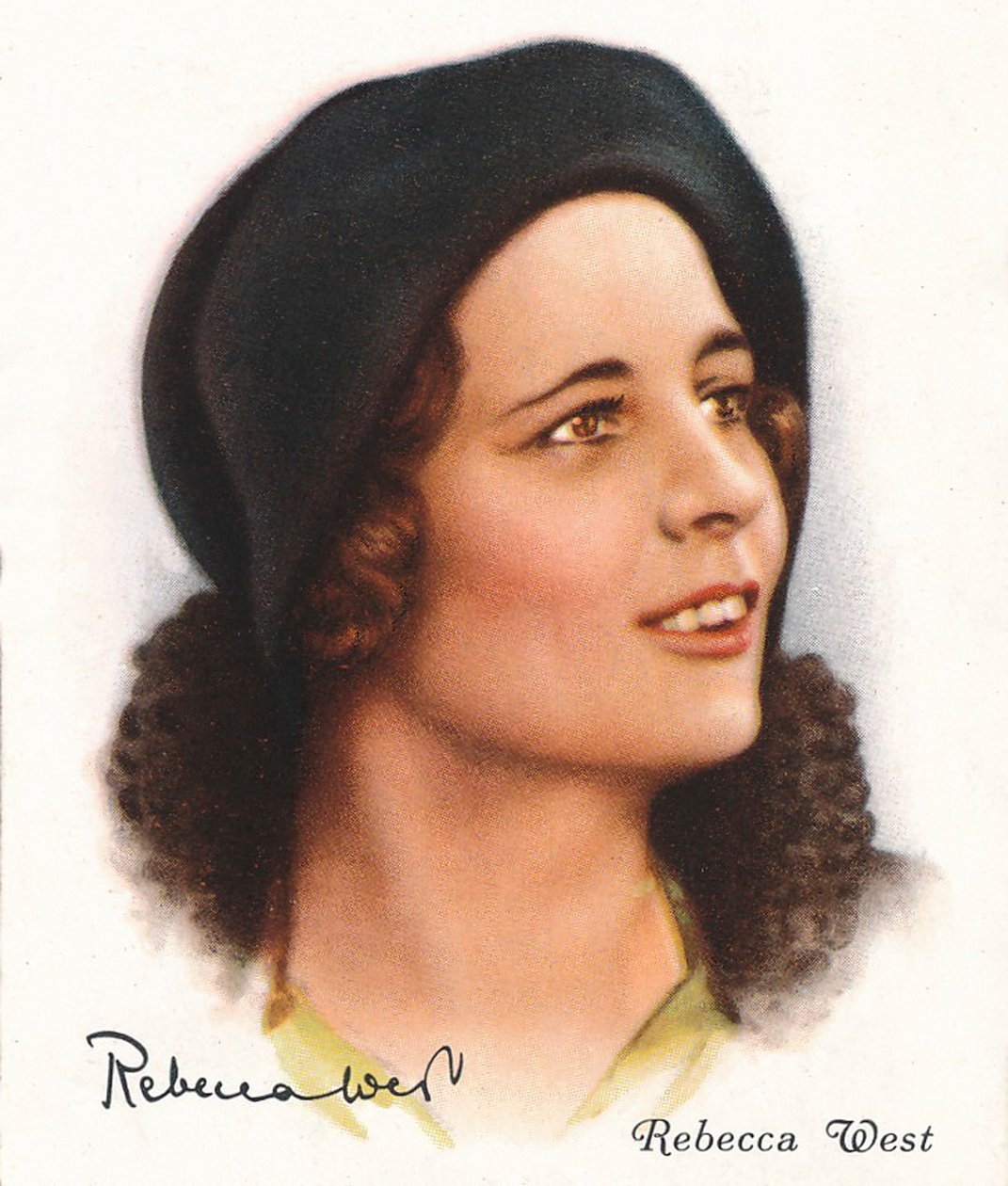 Rebecca Zachód, 1937 autorstwa Cicely Isabel Fairfield