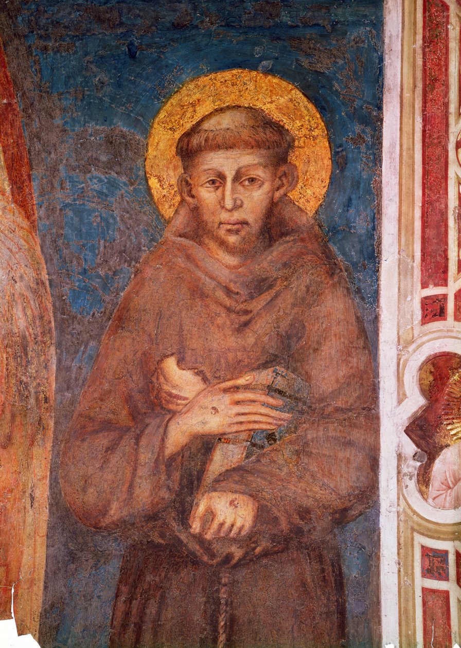 سینټ فرانسیس (تفصیل 440729)پولی autorstwa Giovanni Cimabue