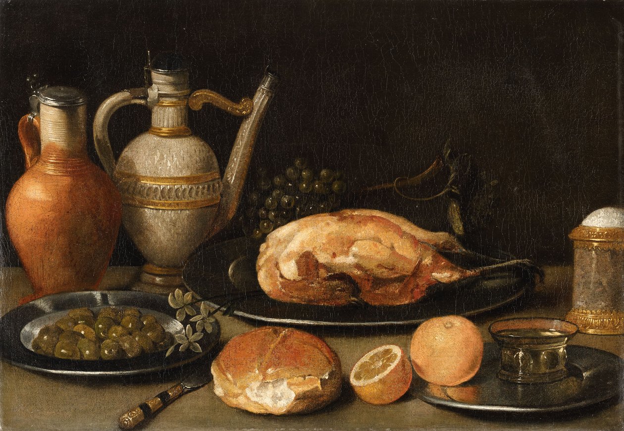 Niemiecki: Śniadanie martwa natura autorstwa Circle of Georg Flegel