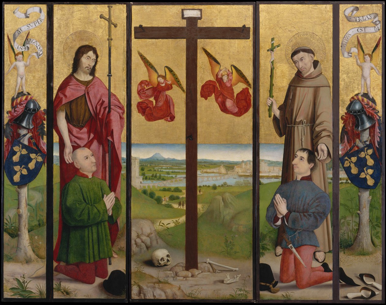 Ołtarz Pérussis, 1480. autorstwa Circle of Nicolas Froment.