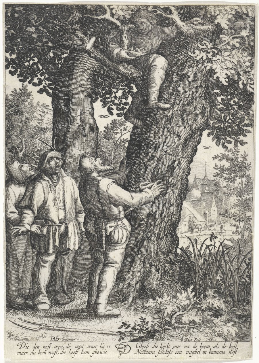 Vogelnestrover autorstwa Claes Jansz. Visscher (II)