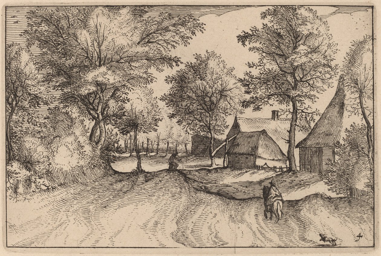 Village Road   1236421   pl       polish Successfully Translated  Original: Illustration to Jean Desmarets "LAriane" Translat: Illustration to Jean Desmarets