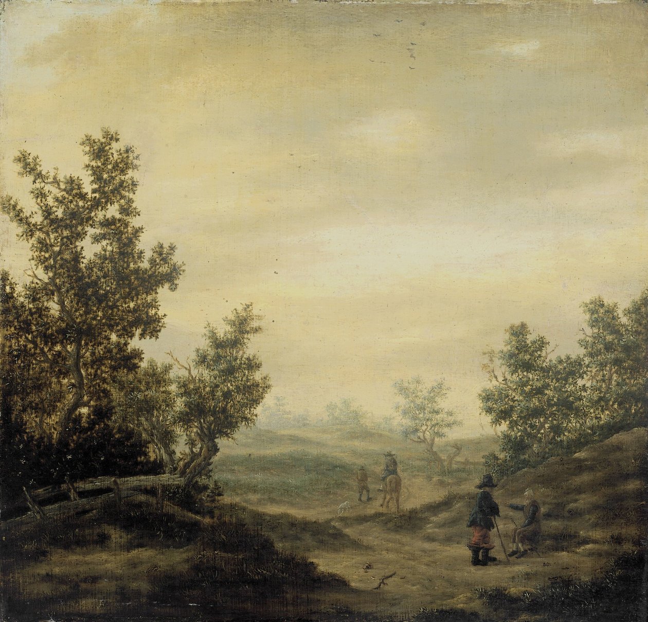 Droga na wydmach autorstwa Claes van Beresteyn (attributed to)