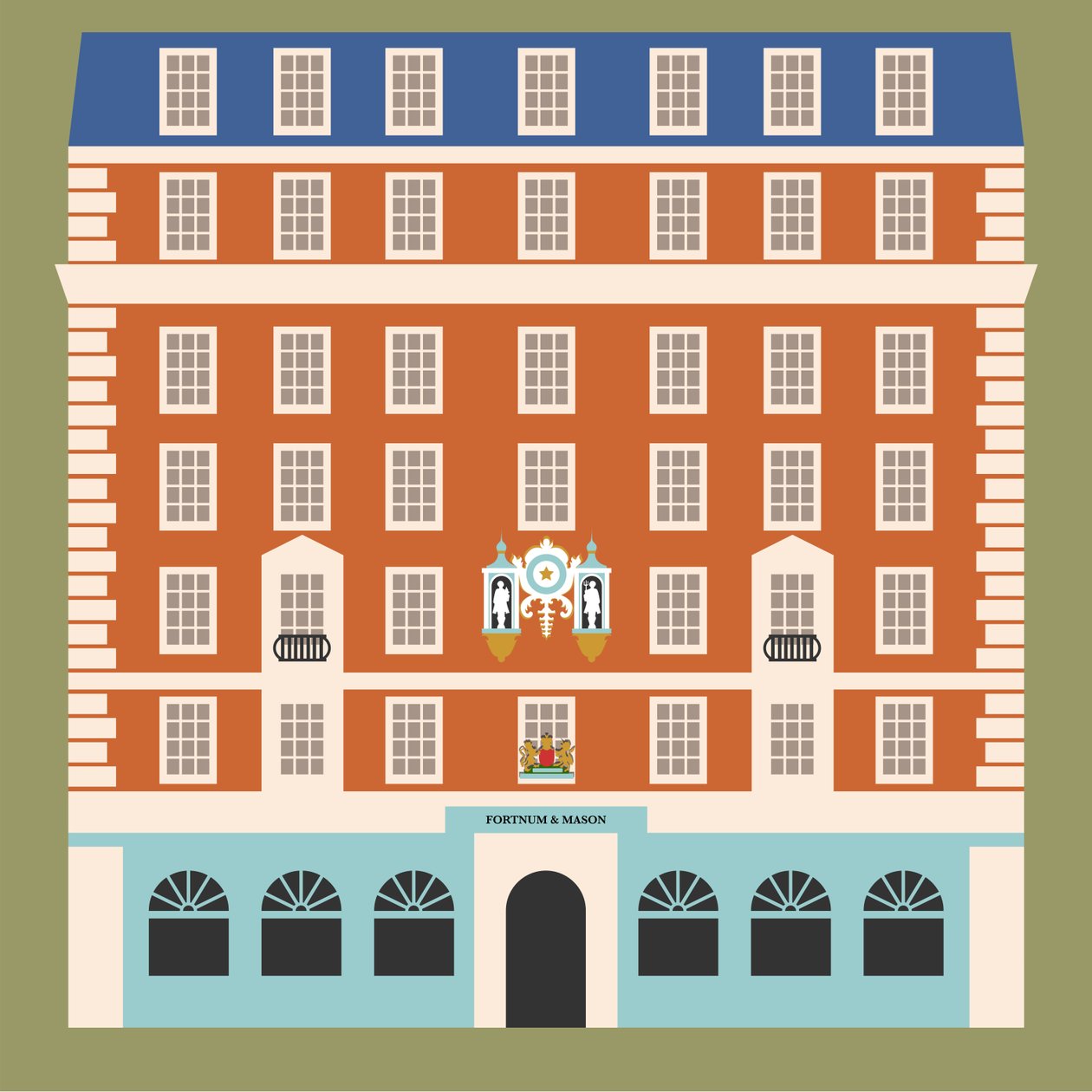 Fortnum i Mason, Piccadilly autorstwa Claire Huntley