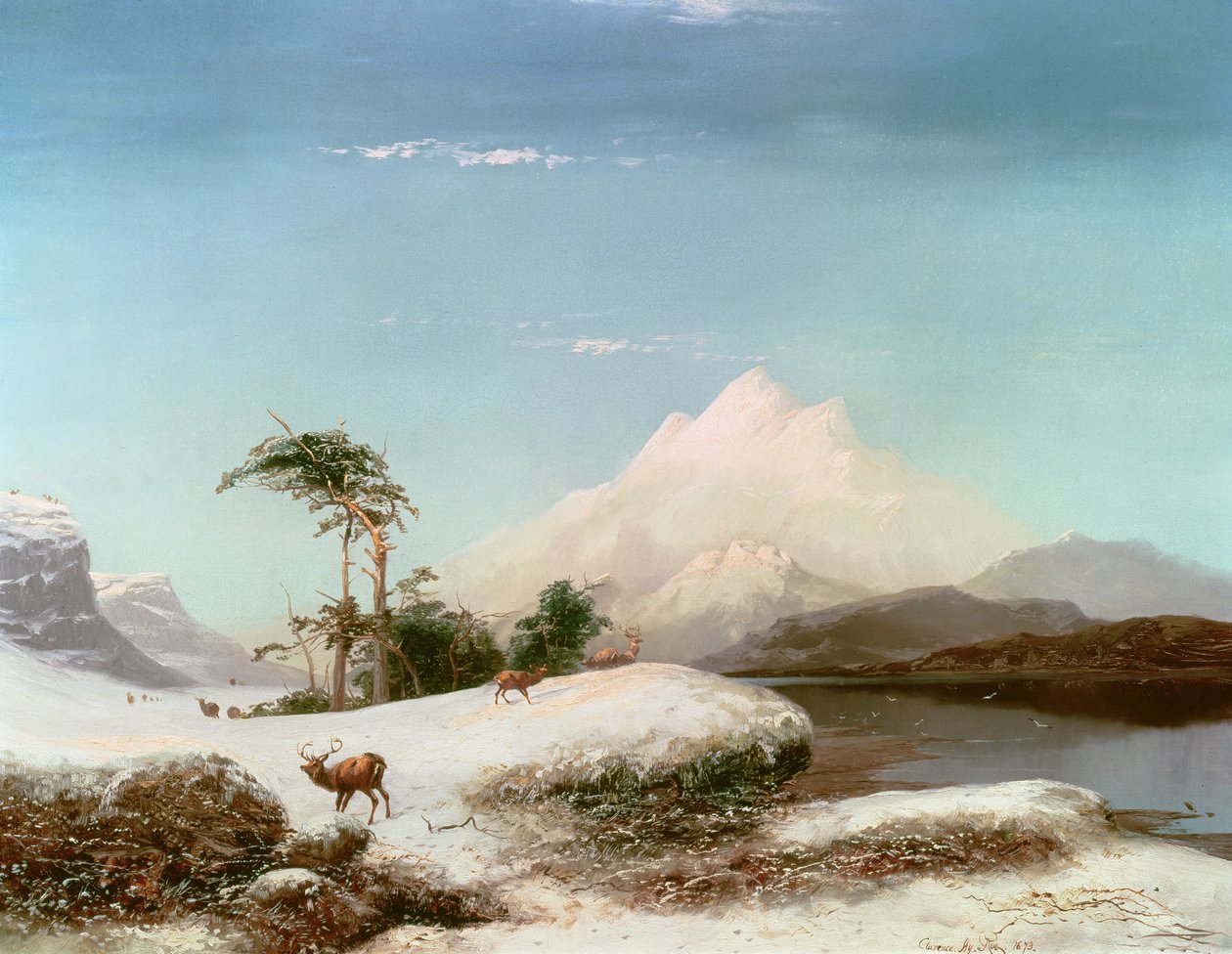 Wyżyny Szkockie, 1873 r. autorstwa Clarence Roe
