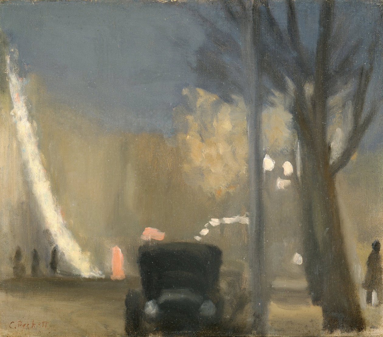Collins Street, wieczór autorstwa Clarice Beckett
