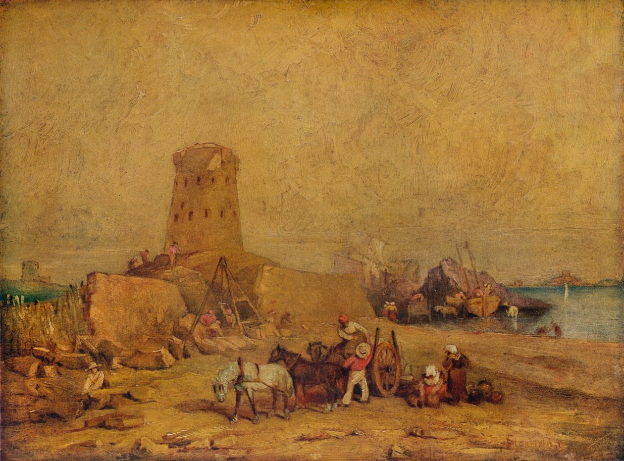 Scena Wybrzeża, XIX w., 1924 autorstwa Clarkson Stanfield