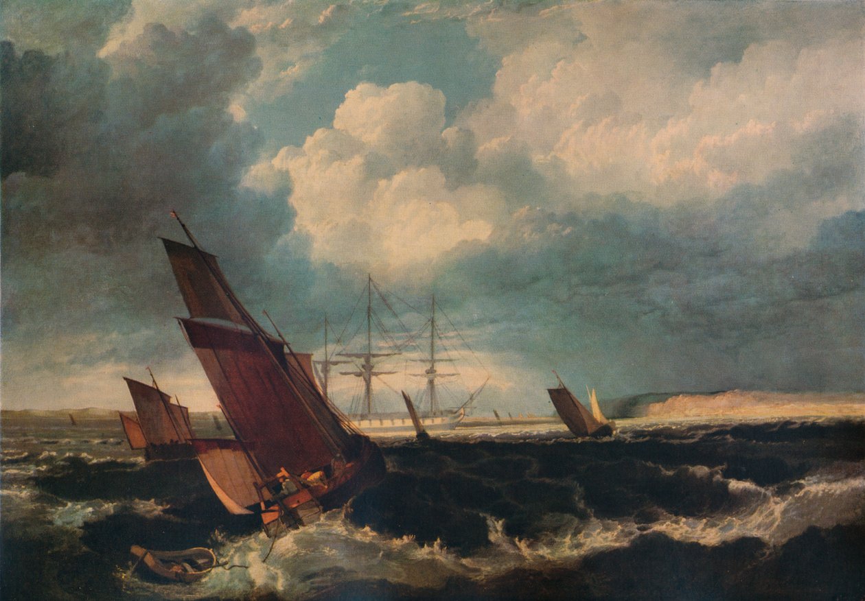 Straż przy Nore, c1844 autorstwa Clarkson Stanfield
