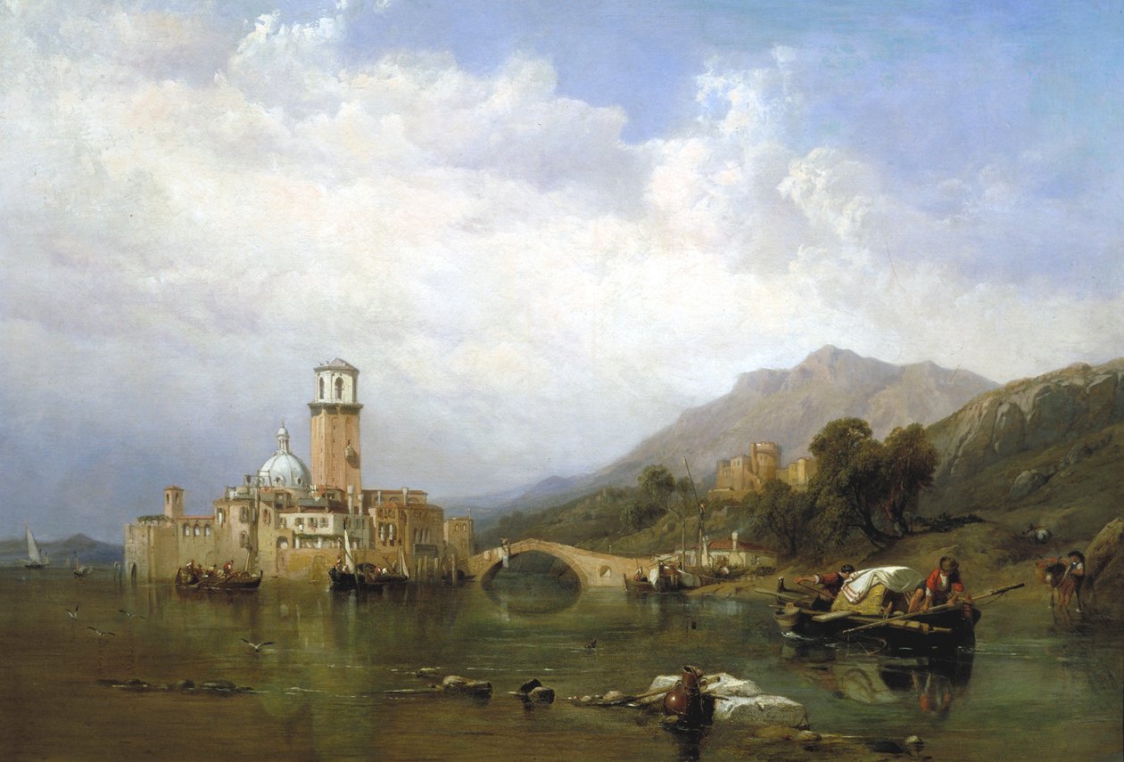 „W Zatoce Weneckiej”, 1848. autorstwa Clarkson Stanfield