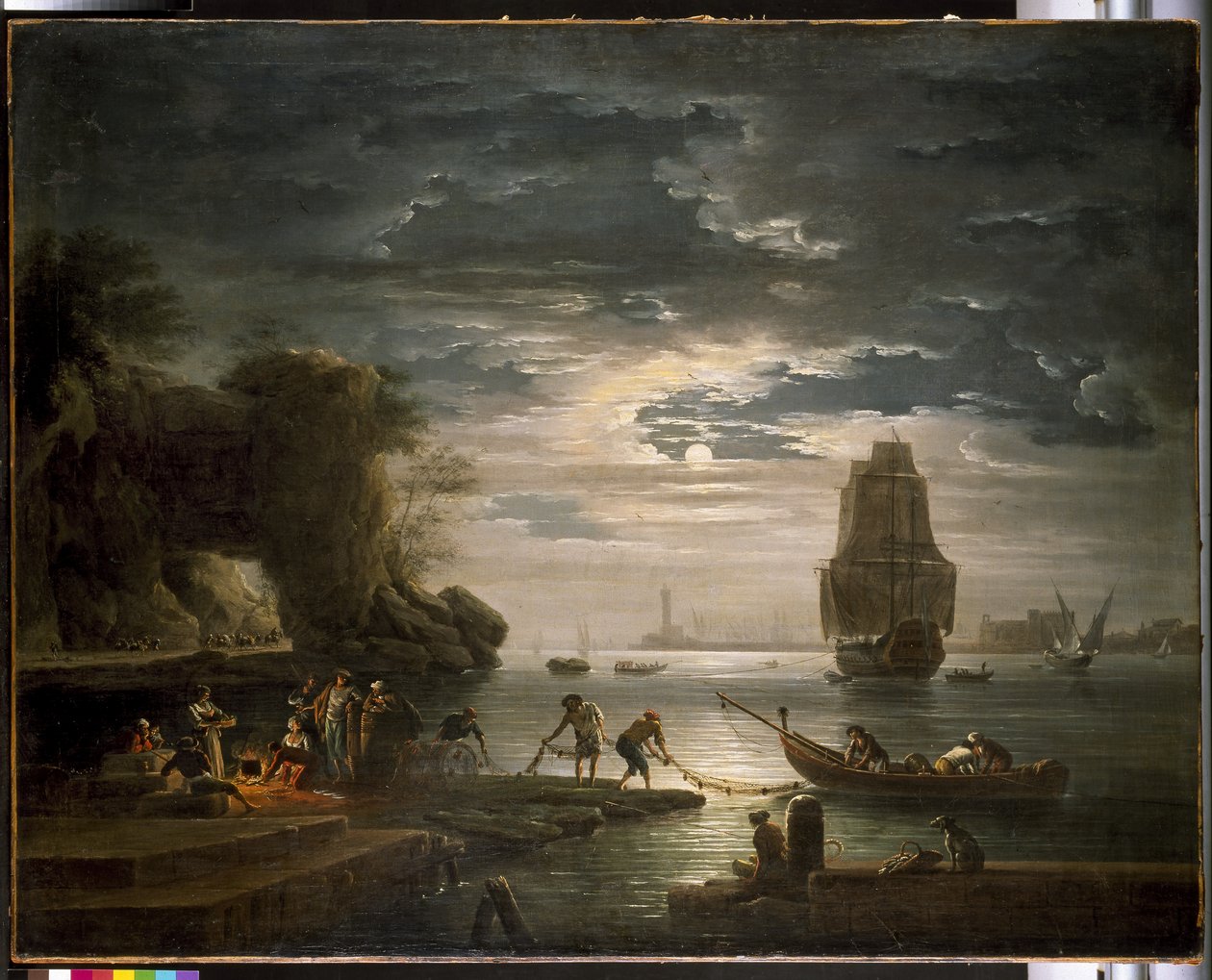 Noc autorstwa Claude Joseph Vernet