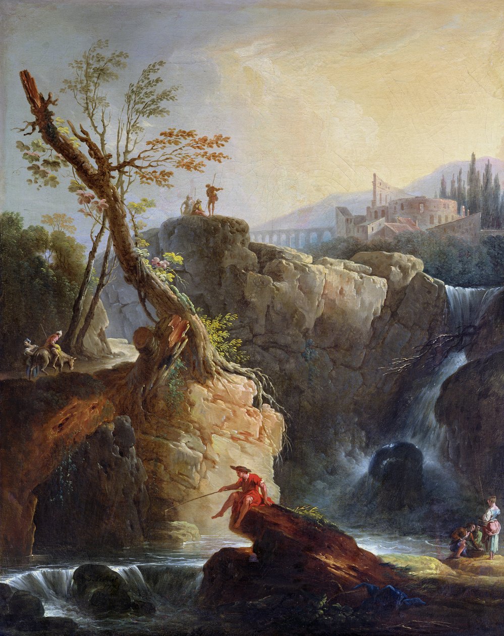 Wodospad, 1773 autorstwa Claude Joseph Vernet