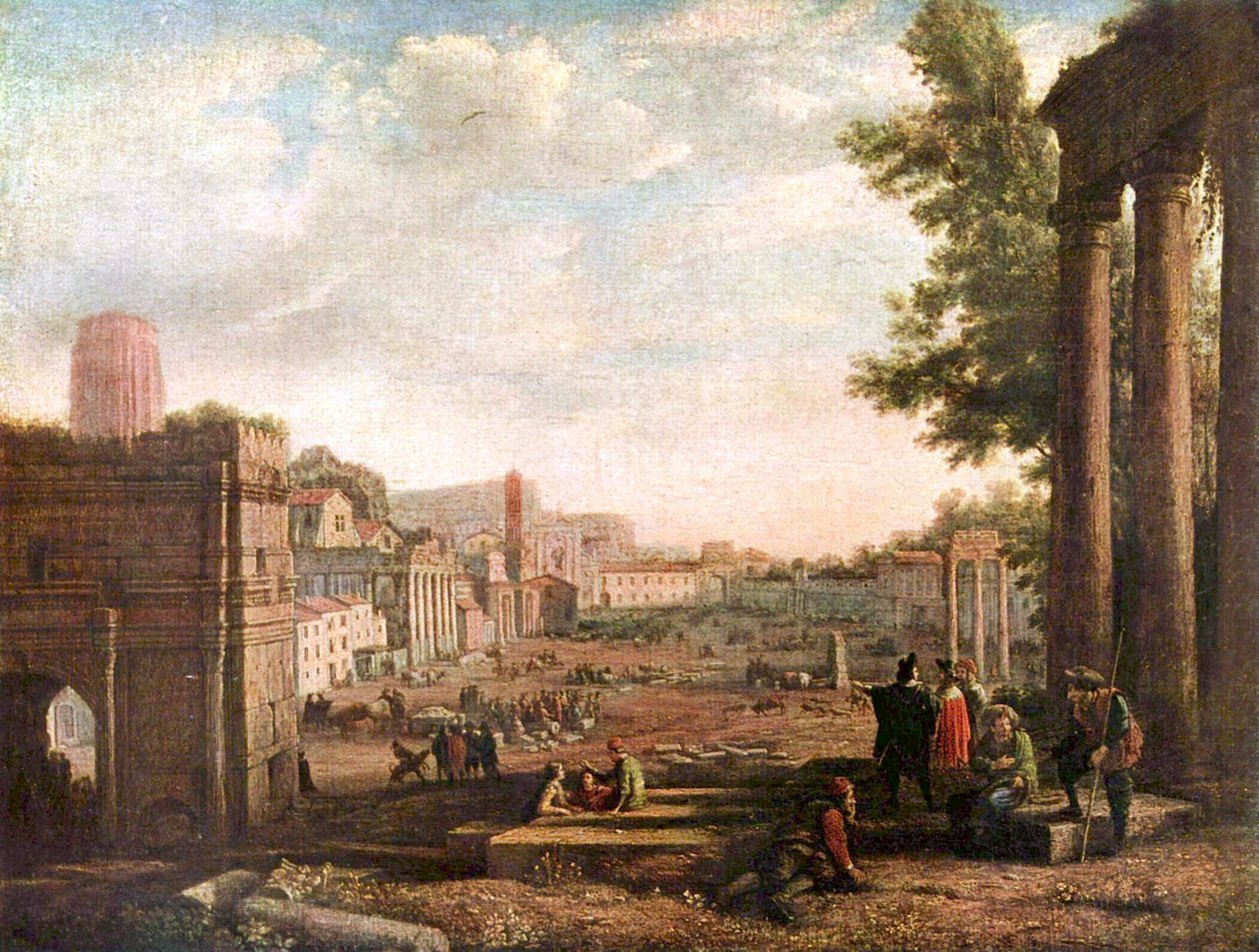 Pole szczepionki autorstwa Claude Lorrain