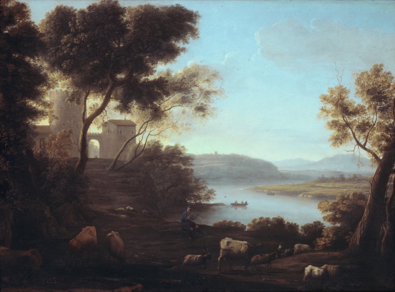 Wieś rzymska autorstwa Claude Lorrain