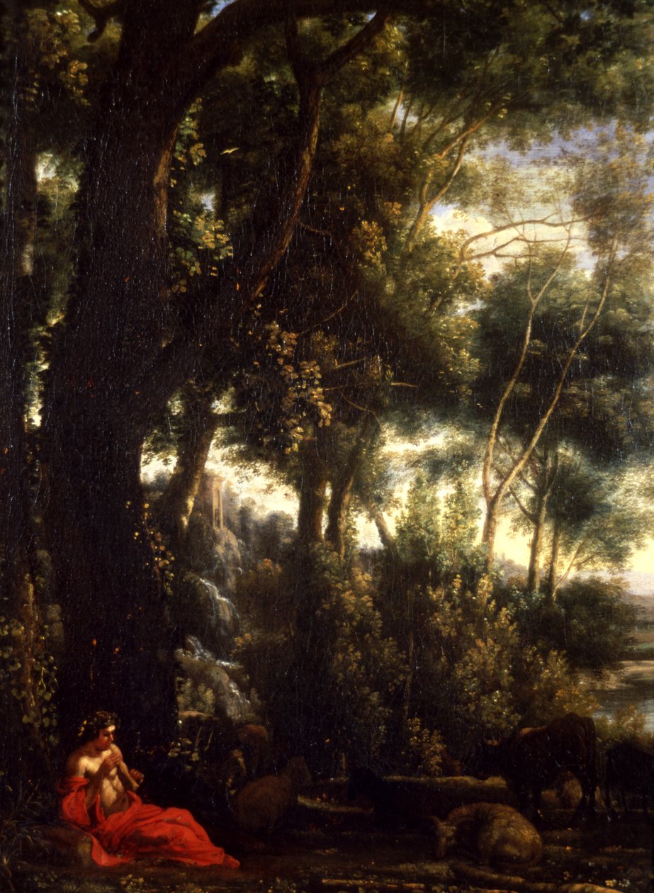 Krajobraz z Pasterzem autorstwa Claude Lorrain