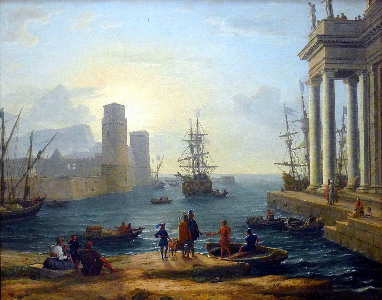 Arkusz Quement dUlysee autorstwa Claude Lorrain