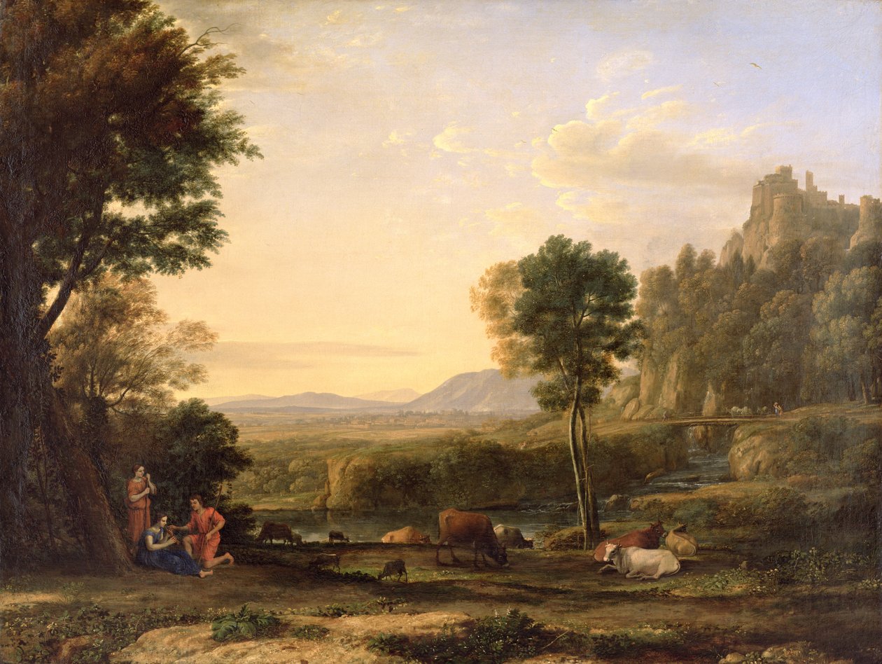 Krajobraz duszpasterski, 1645 autorstwa Claude Lorrain