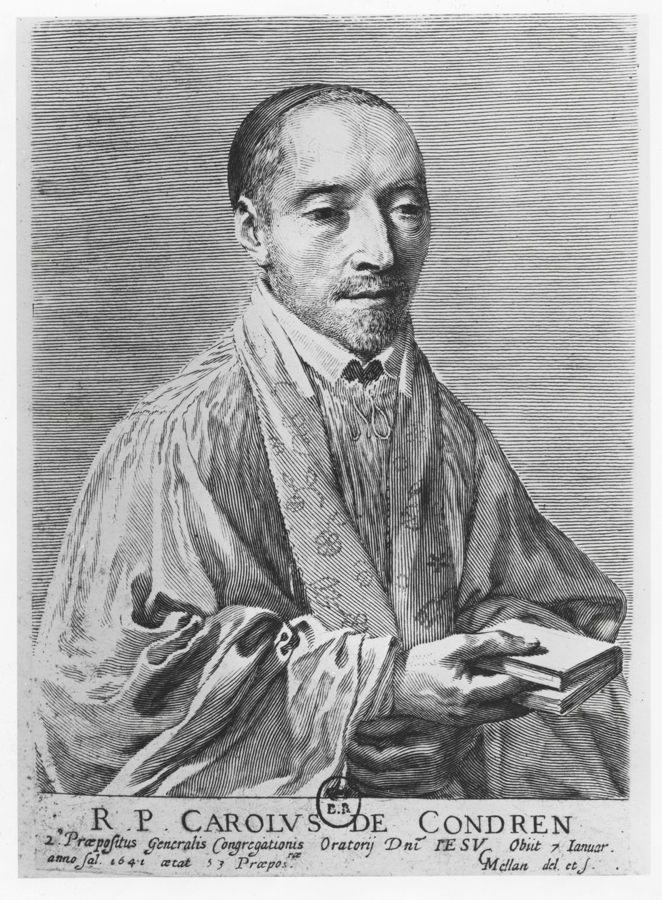 Charles de Condren autorstwa Claude Mellan