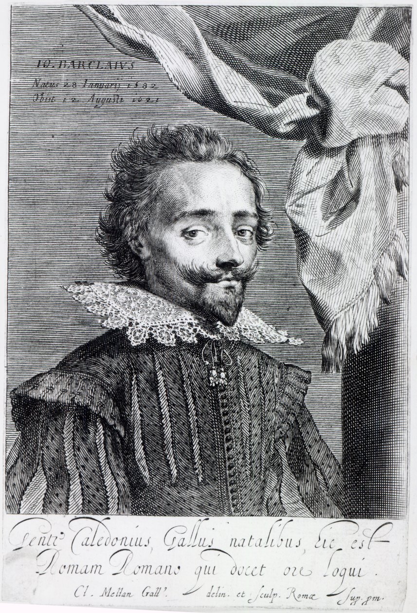 John Barclay, c.1623 autorstwa Claude Mellan