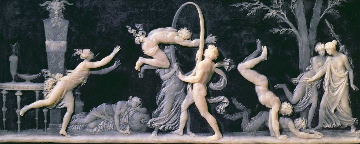 Gry Bachanalia autorstwa Claude Michel Clodion